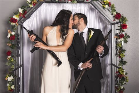 Gun Themed Weddings In Las Vegas Continue To Boom In Wake Of Sandy Hook Shooting Pictures