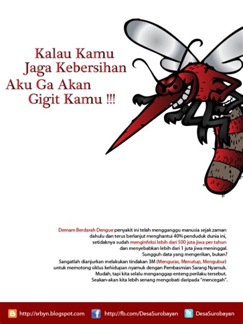 Poster Demam Berdarah Dengue Sketsa