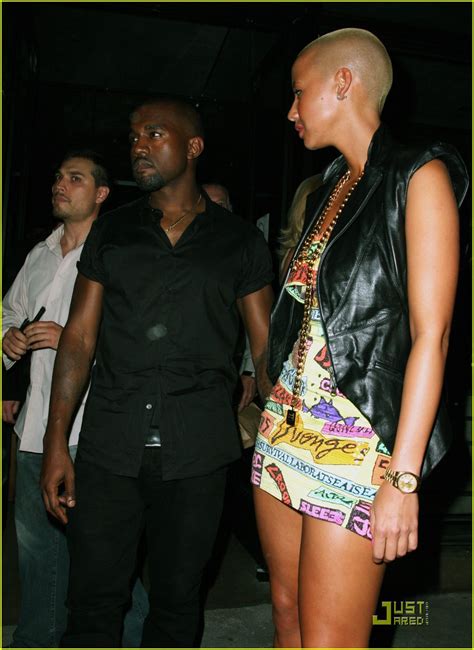 Kanye West And Amber Rose Cleveland Show Sexy Photo 2238591 Amber Rose Kanye West Photos