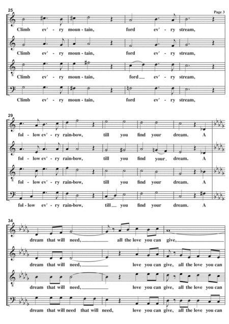 Lyrics to every mountain i climb by bill miller from the route 50: Climb Every Mountain A Cappella Sheet Music PDF Download ...