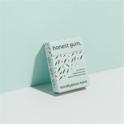 Honest Gum Natural Chewing Gum Chew Plastic Free