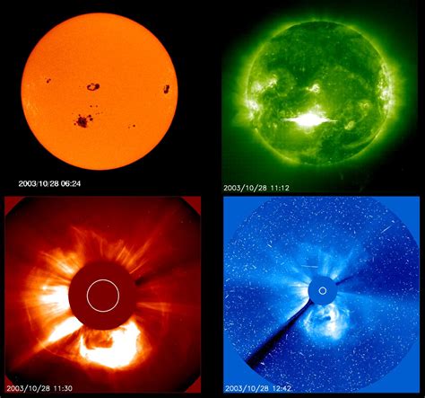 X17 Solar Flare And Solar Storm Of October 28 2003 The Sun Today