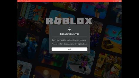 Roblox Authentication Error YouTube