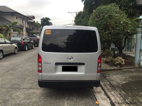 Used Toyota Hiace Commuter 2015 Hiace Commuter For Sale Quezon City
