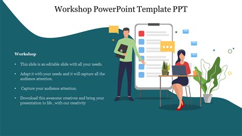 Awesome Workshop Powerpoint Template Ppt Slide Design
