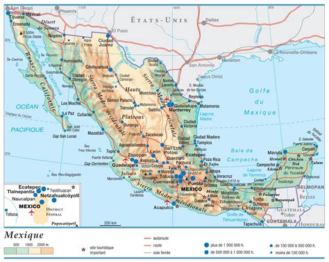 Carte Du Mexique Plusieurs Cartes Du Pays Damérique Centrale