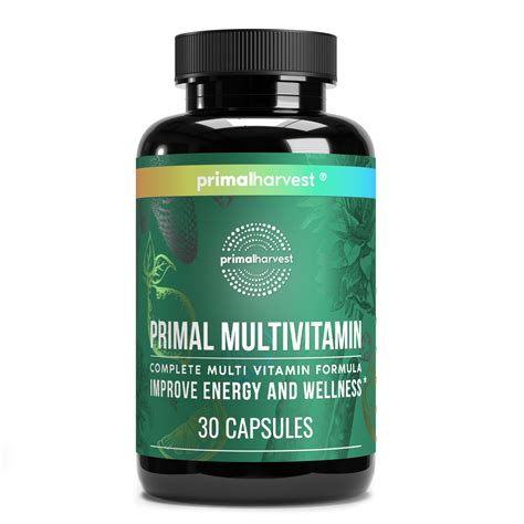 Multivitamins By Primal Harvest Primal Multivitamin For Women And Men