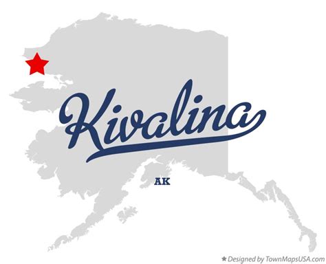 Map Of Kivalina Ak Alaska