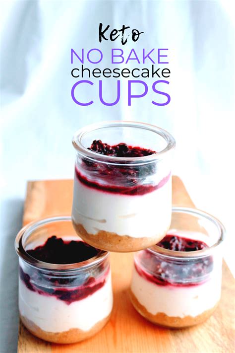 Handful of unsalted nuts or seeds. No Bake Keto Mini Cheesecake Cups - Low Carb -Keen for Keto in 2020 | Cheesecake cups, Diet ...