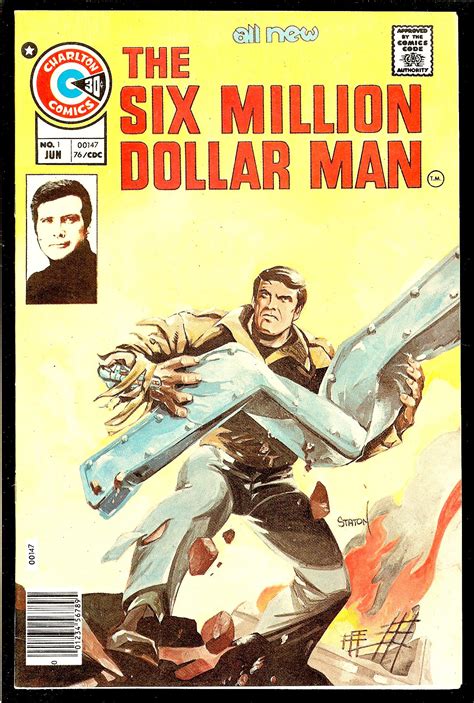 In 2014, dynamite dropped the reimagined bionic man in favor of the six million dollar man season 6, a direct continuation of the tv series; Six Million Dollar Man #1