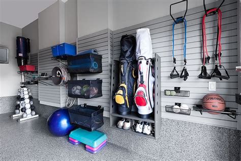 The Fitness Room Garage Gallery Garage Living Home Gym Design Home