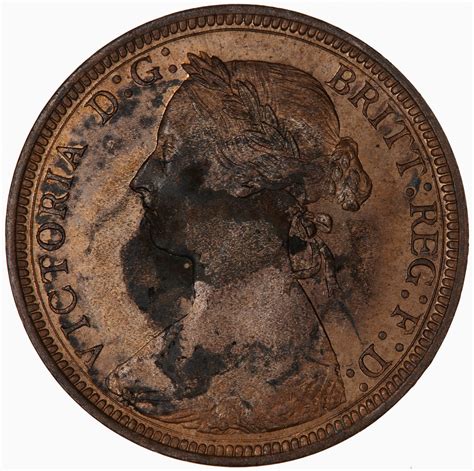 Halfpenny 1893 Coin From United Kingdom Online Coin Club
