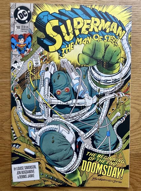 1st Cameo And 1st Full Appearance Of Doomsday Superman The Man Of