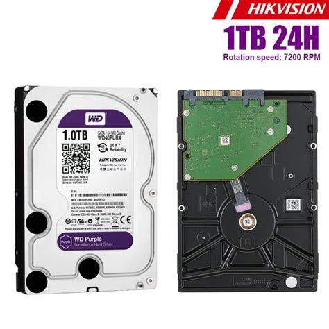 Western digital 500gb 1tb 2tb 4tb wd elements external portable hard disk hdd wd. Hard disk hikvision WD Purple(24H) 1TB