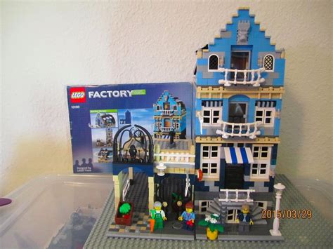 Lego Market Street 10190 Factory Modular Building Complete