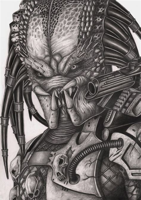 Resultado De Imagen Para Depredador Tattoo Alien Drawings Dark Art