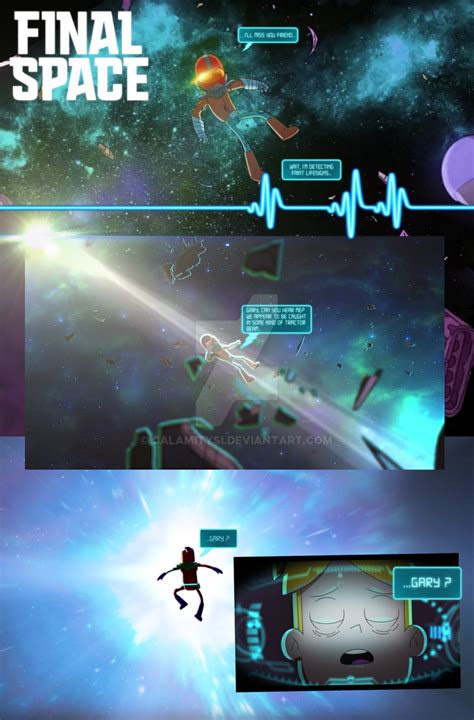 Final Space Comic Strip Page 1 By Calamitysi On Deviantart