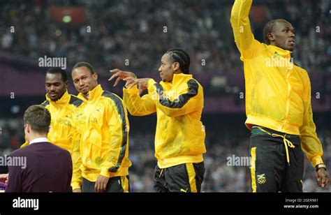 Usain Bolt Wins Gold In The 4 X 100m Mens Final On The Final Night Of