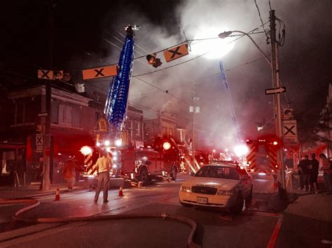 In the trinity bellwoods area. OFM investigating five-alarm fire in city's Trinity ...