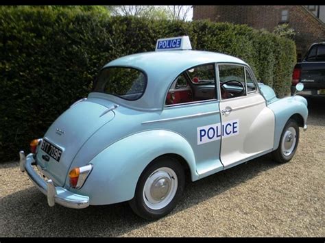 1968 morris minor 1000 police car