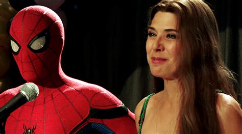 Spideycity Marisa Tomei As May Parker In Its A Leap Of Faith