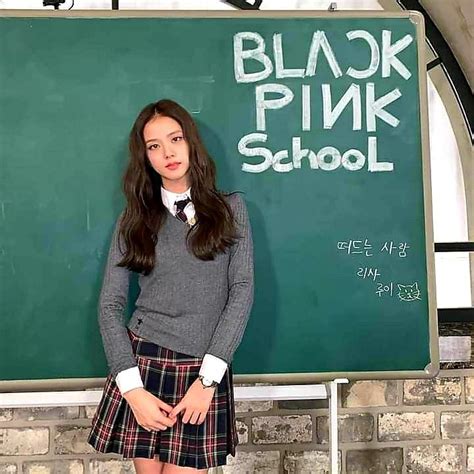 Blackpink Jisoo At Blackpink School Wallpaper Blackpink Jisoo Black