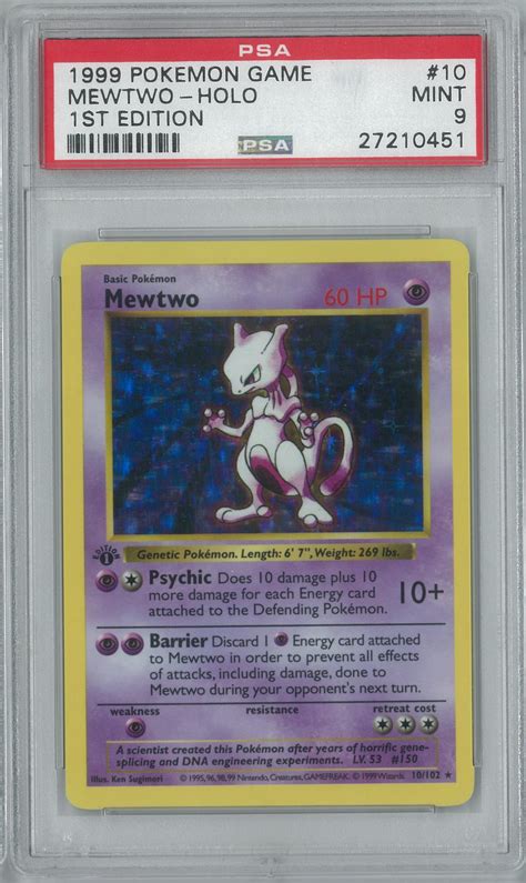 Shadowless pokemon cards do not feature the drop shadow effect to the right of the character portrait. Pokemon Base Set 1st Edition Shadowless Mewtwo 10/102 PSA ...