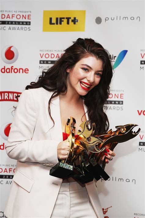 'i'm not a climate activist. LORDE at 2014 New Zealand Music Awards in Auckland ...