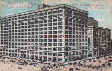 Vintage Postcard 1915 Marshall Field And Co Chicago Il Department Store