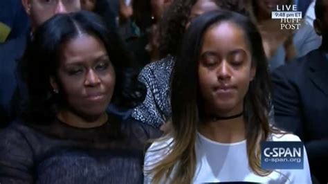 Sasha Obama Missed Fathers Farewell Address Due To School Test White House Says Huffpost Uk