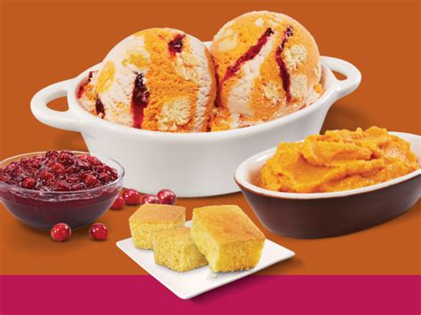 Baskin Robbins Reveals Turkey Day Fixin S Ice Cream Flavor