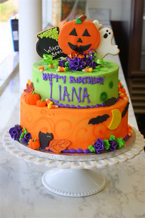 Scary (But Cute) Halloween Birthday Cake