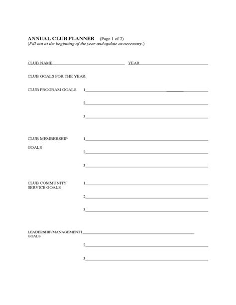 club business meeting agenda guide