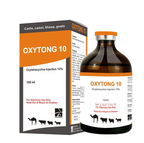 Oxytong 10 Oxytetracycline Injection 10 China Chongqing Fangtong