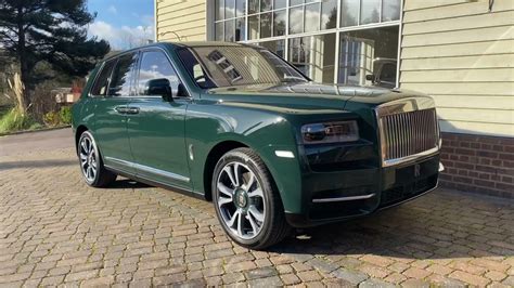 Rolls Royce Cullinan British Racing Green Youtube