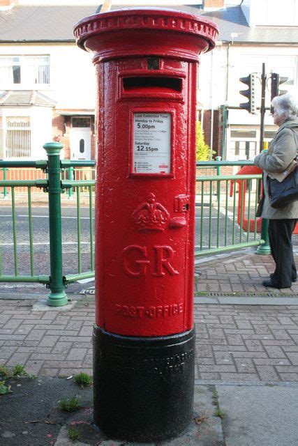 George V Postbox Newtown Post Office Sunderland Antique Mailbox
