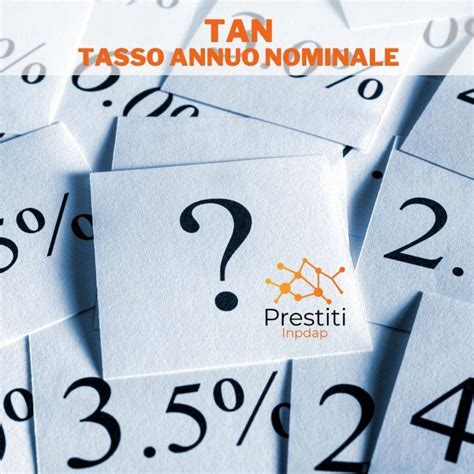 Tan Tasso Annuo Nominale 2024 Significato Dellacronimo