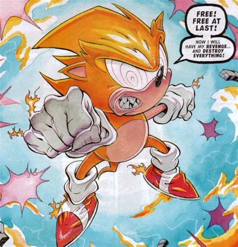 Did Anyone Else Find Fleetway Super Sonic Terrifying Sonicthehedgehog