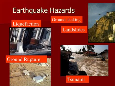 Hazards From Earthquakes