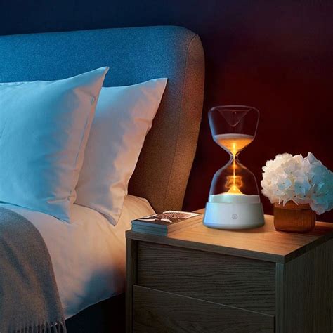 Romantic Colorful Hourglass Timer Night Light Color Changed Bedside