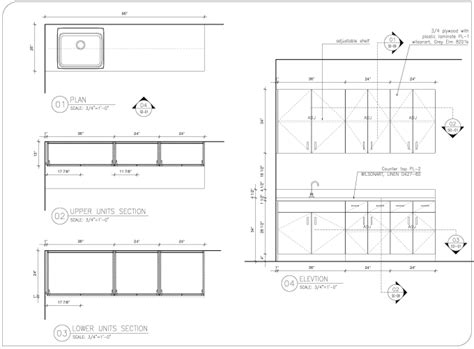 Millworkdraft I Will Drafting Your Kitchen Cabinets Plan By Autocad