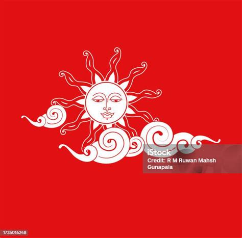 Sinhala And Tamil New Year Sun Sinhala Awrudu Wishes Illustration Stock