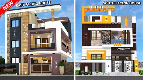 House Front Elevation Designs For Double Floor West Facing Floor Roma