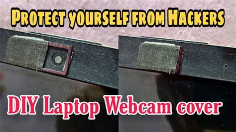 How To Make Webcam Cover For Laptop At Home Diy Laptop Webcam Privacy