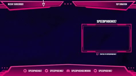 Gaming Templates For Twitch And Youtube Gamers Streaming Overlays