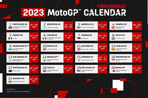 The 2023 Motogp Calendar Dates Venues And What To Expect Moto In World