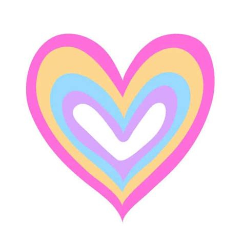 Rainbow Heart Free Svg And Png Free Svg Download Love Svg