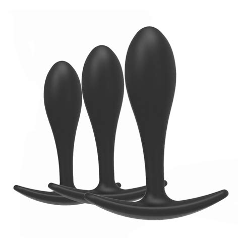 Silicone Anal Plug Sets Butt Plugs Anal Dildo Sex Toys For Men Women Beginner Unisex Sexy 3