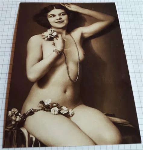 Retro Erotik Ak Akt Nackt Model Um Nackte Frau Pretty Nude