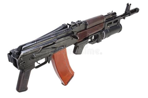 Kalashnikov Ak 74 With Gp25 Grenade Launcher Stock Image Image Of